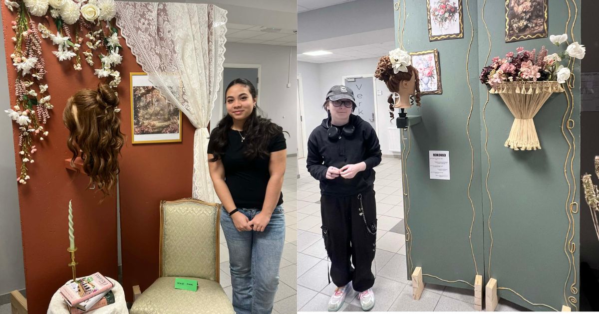 Elevene på FBIE utforsker historiske stiler